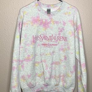Designer Inspired Tie Dye Crewneck